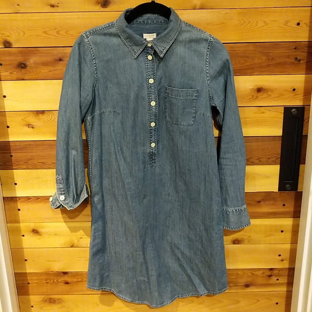 J. Crew Chambray demin dress